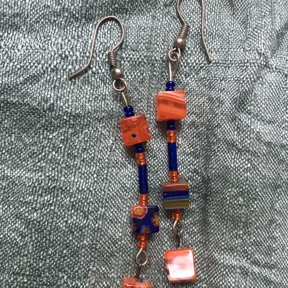 Handmade bead earrings - Picture 8 of 8